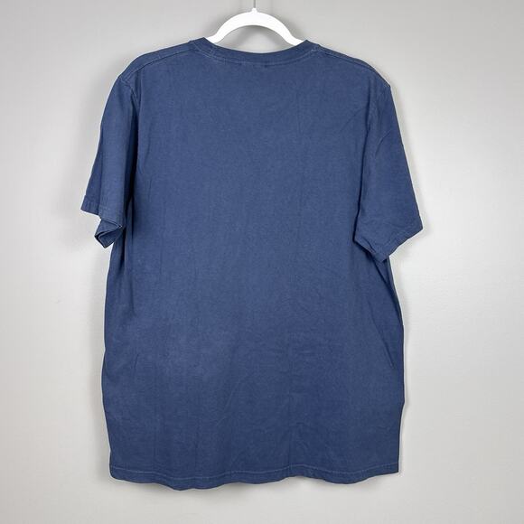 Vintage Y2K American Eagle 77 T-Shirt Men's Large 90s Style Grunge Cotton Tee - Picture 5 of 7